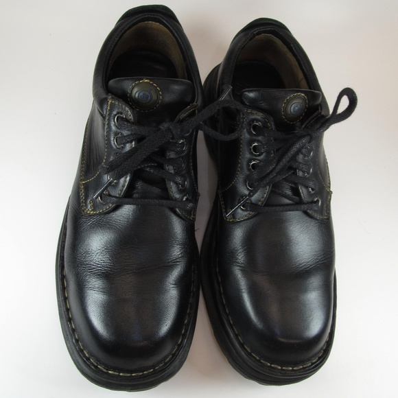 Born Other - Born Blk Leather Oxfords Sz 8M Mens. Casual(0039)
